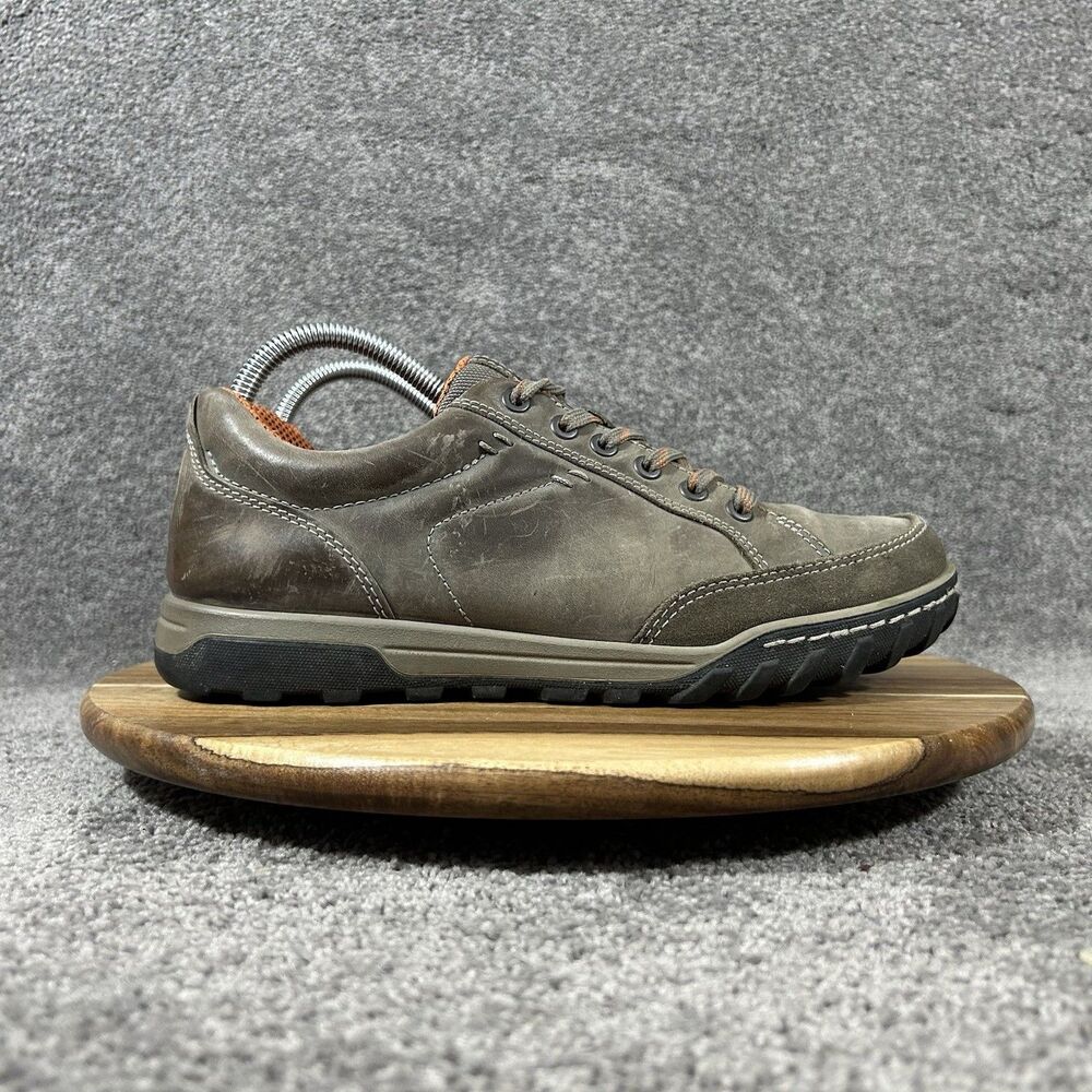 Ecco Urban Lifestyle Receptor Men’s Sz EU 40 Brown Leather Walking Casual Shoes
